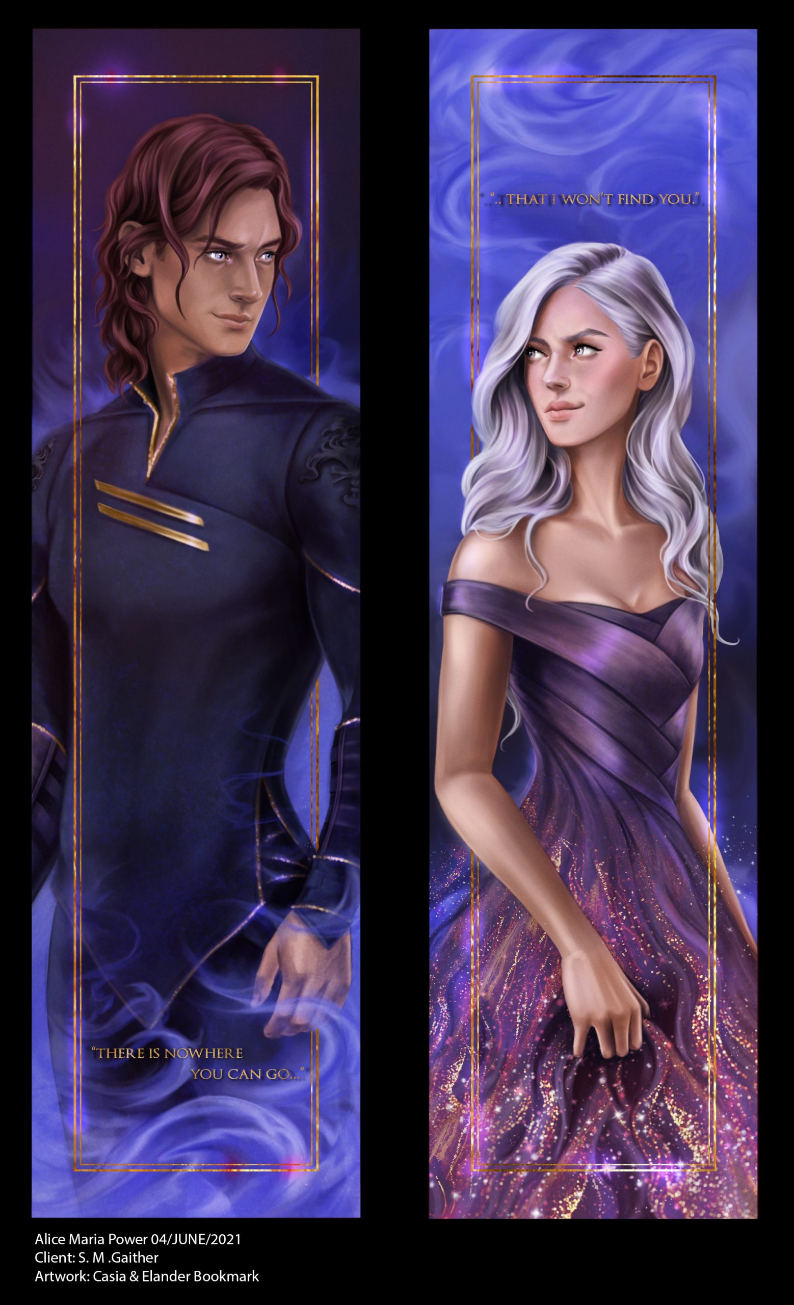 Elander and Casia by Alice Maria Power